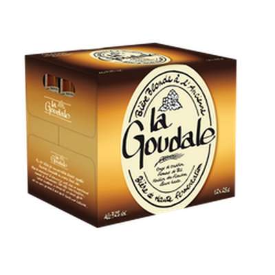 Pack de bière blonde, La Goudale, 7.2° (12 x 25 cl)