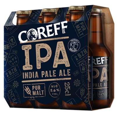 Pack de bière IPA 5.6°, Coreff (6 x 25 cl)