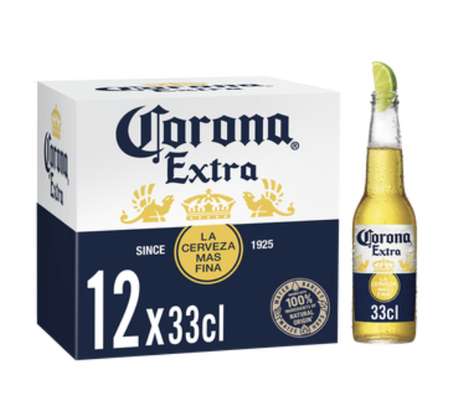 Pack de Corona extra 4.5° (12 x 33 cl)