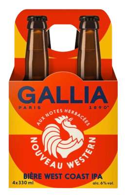 Pack de Nouveau Western IPA, Gallia (4 x 33 cl)