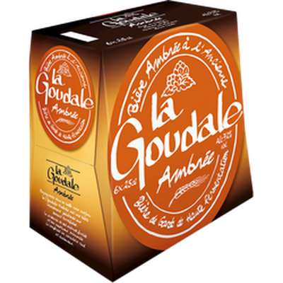 Pack de bière ambrée, La Goudale, 7.2° (6 x 25 cl)