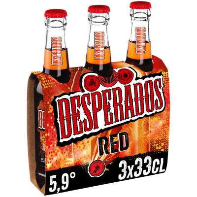 Pack de Desperados Red (3 x 33 cl)