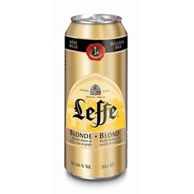 Leffe Blonde Biere D'abbaye en canette (50 cl)