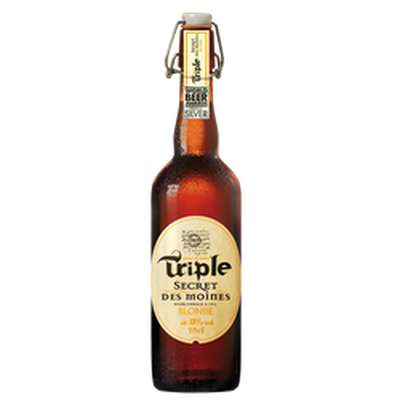 Bière Secret des Moines Triple 8°, Brasserie Goudale (75 cl)