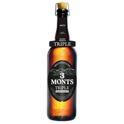 Bière blonde Triple Grande Réserve, 3 Monts, 9.5° (75 cl)