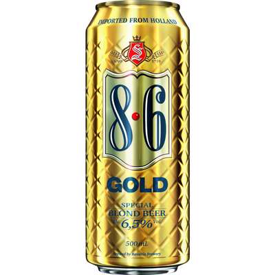 Bière 8.6 Gold 6,5° (50 cl)