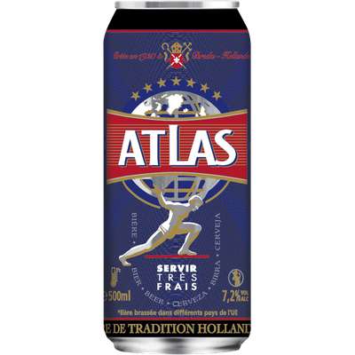 Atlas bière blonde, 7,2° (50 cl)