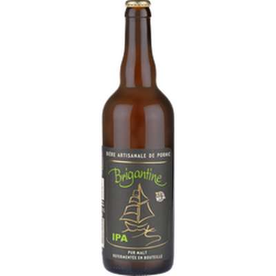 Bière artisanale IPA, Brigantine, 6.5° (75 cl)