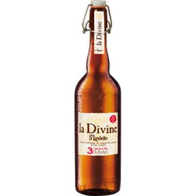 Bière blonde, La Divine, 8.5° (75 cl)