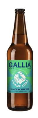 Bière blonde champ libre 5°8, Gallia (66 cl)