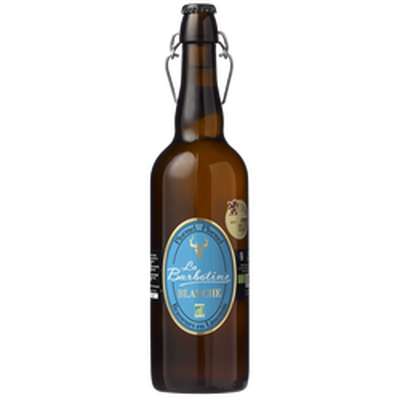 Bière blanche BIO, La Barbotine, 5° (75 cl)