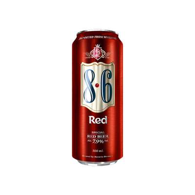 Bière 8.6 RED ambrée, 7,9° (50 cl)