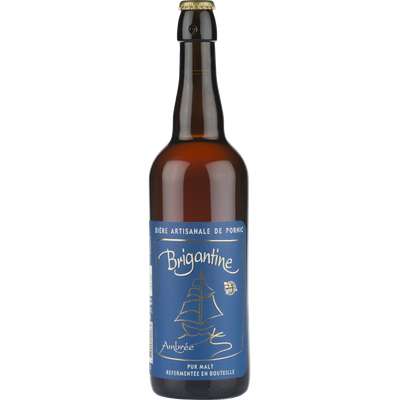 Brigantine ambrée bière artisanale (75 cl)