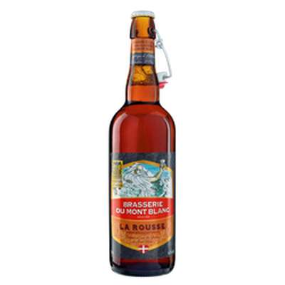 Bière la rousse, Brasserie du Mont Blanc, 6.5° (75 cl)