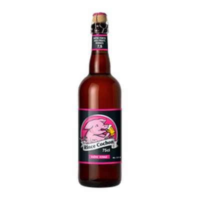 Bière rouge Rince Cochon, Brasserie Haacht, 7.5° (75 cl)