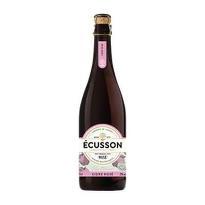 Cidre rosé naturel, Ecusson, 3° (75 cl)