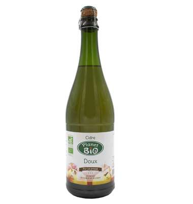 Cidre doux BIO, Planet BIO (75 cl)