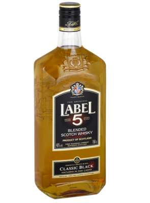 Blended Scotch whisky 5 40°, Label (1.5 l)