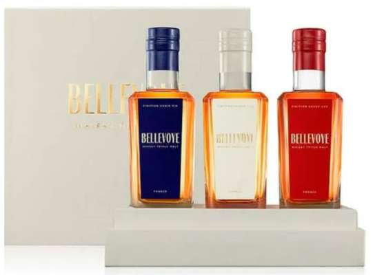 Whisky Bellevoye - Coffret découverte Bleu, Blanc, Rouge (3 x 20 cl)