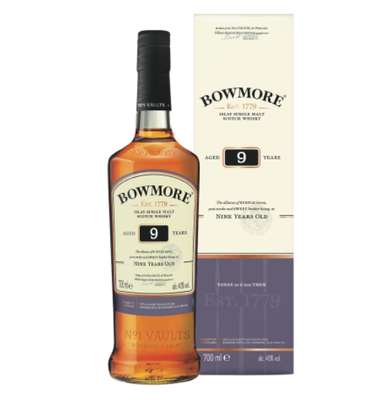 Single malt Scotch whisky legend 9 ans 40°, Bowmore (70 cl)