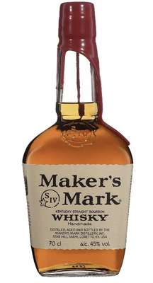 Bourbon Kentucky 45°, Maker's Mark (70 cl)