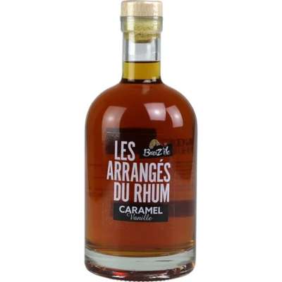Rhum arrangé caramel vanille 28°, Breiz'Ile (70 cl)