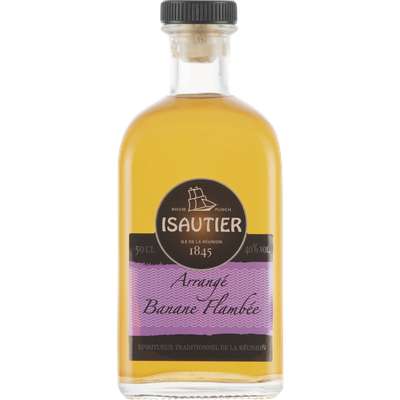 Arrangé banane flambée, Isautier 40° (50 cl)