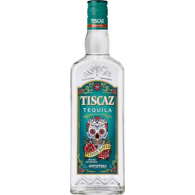 Tequila blanco tattoo, Tiscaz (70 cl)