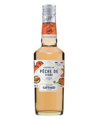 Crème de pêche de vigne 16°, Giffard (50 cl)