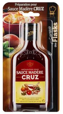Sauce madère flask, Cruz (20 cl)