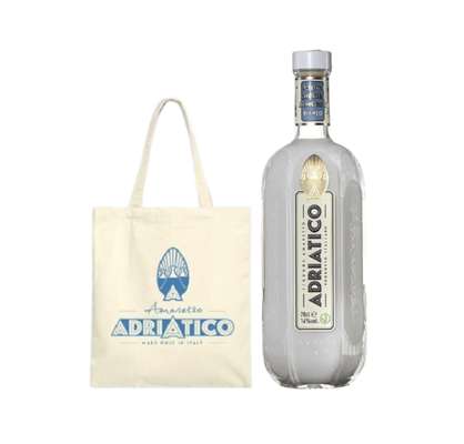 Liqueur amaretto bianco 28°, Adriatico (70 cl) + Le tote bag OFFERT !