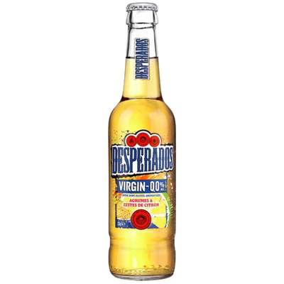 Bière sans alcool aromatisée agrumes virgin 0°, Desperados  (33 cl)