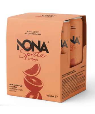 Pack de Spritz sans alcool prêt-à-boire, Nona Drinks (4 x 25 cl)