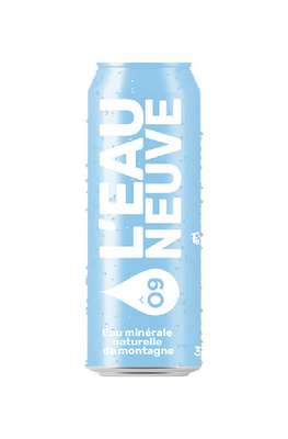 Canette d'eau minérale naturelle des Pyrénées, L'Eau Neuve (33 cl)