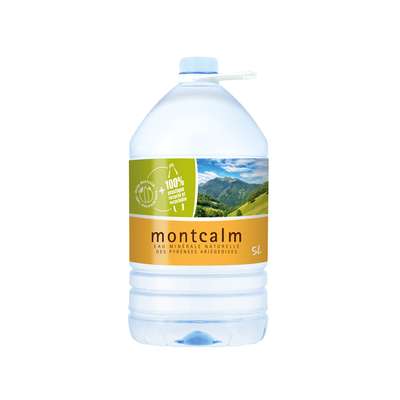 Eau minérale des Pyrénées, Montcalm (5 L)
