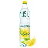 Eau gazeuse aromatisée citron de méditerranée, Salvetat (1.15 L)