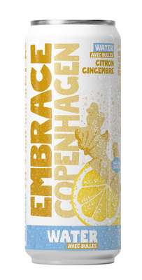 Eau pétillante citron/gingembre - Copenhagen, Embrace (33 cl)