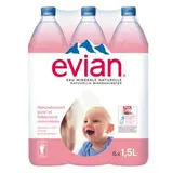 Pack d'Evian (6 x 1,5 L)