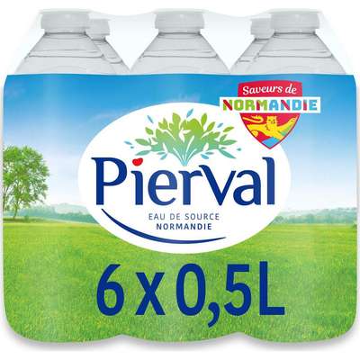 Eau de source de Normandie, Pierval (6 x 50 cl)