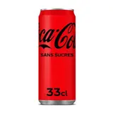 Coca-Cola Zéro sans sucres (33 cl)