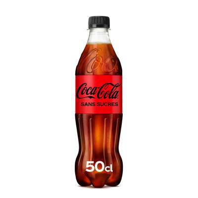 Coca-Cola Zéro sans sucres (50 cl)