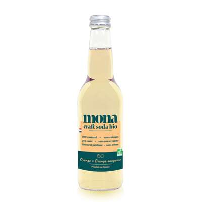 Limonade Orange-Orange Sanguine BIO, Mona (33 cl)