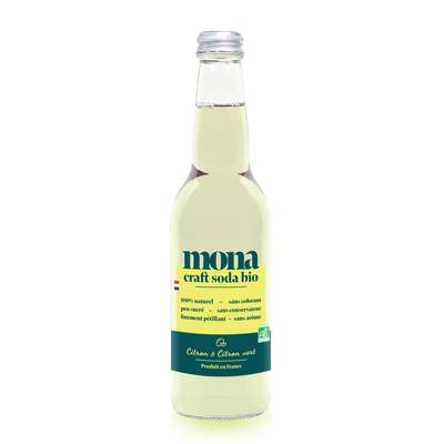 Limonade Citron-Citron Vert BIO, Mona (33 cl)