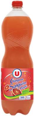 Boisson gazéifiée aux jus d'oranges pulpés, U (1.5 L)