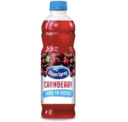 Jus de cranberry faible en sucres, Océan Spray (1 L)