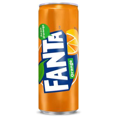 Fanta Orange sans sucres (33 cl)