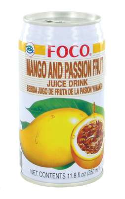 Boisson à la mangue et passion, Foco (35 cl)