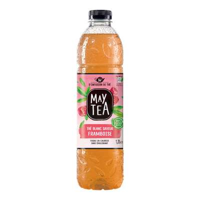 Thé blanc parfum framboise, May Tea (1.2 L)