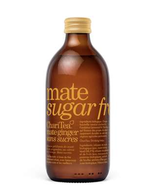 Charitea maté gingembre sans sucre BIO, (33 cl)