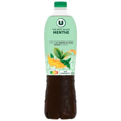 Boisson au thé vert menthe, U (1.5 L)